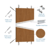 Porta Basculante Sob Medida 100% MDF - Imagem 3