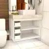 Gabinete para Banheiro Sob Medida 100% MDF – Orvalho