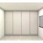 Armário Guarda-Roupa Sob medida 100% MDF com 4 Portas de Correr Jaspe