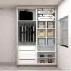 Armário Guarda-Roupa Sob medida 100% MDF com 2 Portas de Correr Citrino - Imagem 2