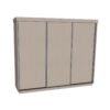 Armário Guarda-Roupa Sob medida 100% MDF com 3 Portas de Correr Rodonita - Imagem 2