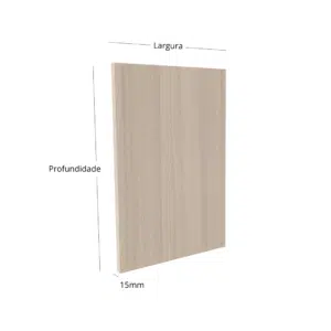 Painel de MDF 15mm (80 - 1500mm)