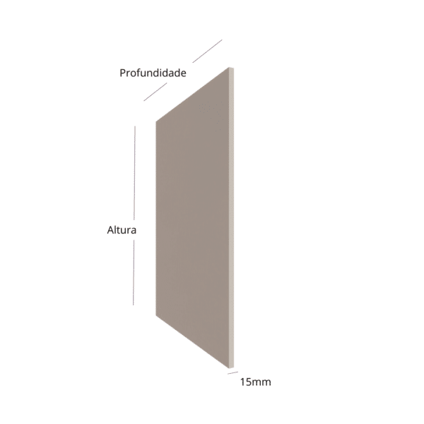 Lateral Sob Medida 100% MDF 15mm (de 1500 a 2700mm)