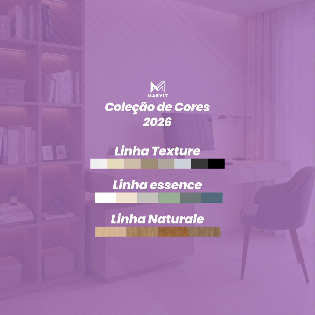 Banner - Coleção de Cores Marvit 2026: Inspiração e Qualidade para seus Móveis